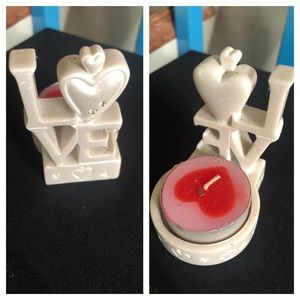 LOVE Sculpture Tea-light Holder